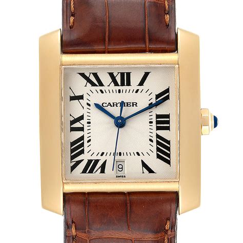 cartier tank gold damen|cartier tank francaise large gold.